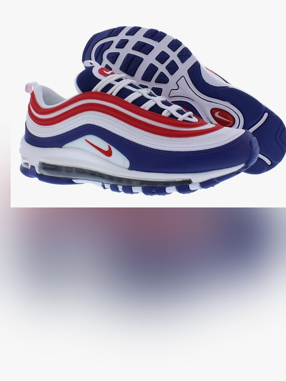 Nike Kids' Air Max 97 Sneakers - White/Red/Navy